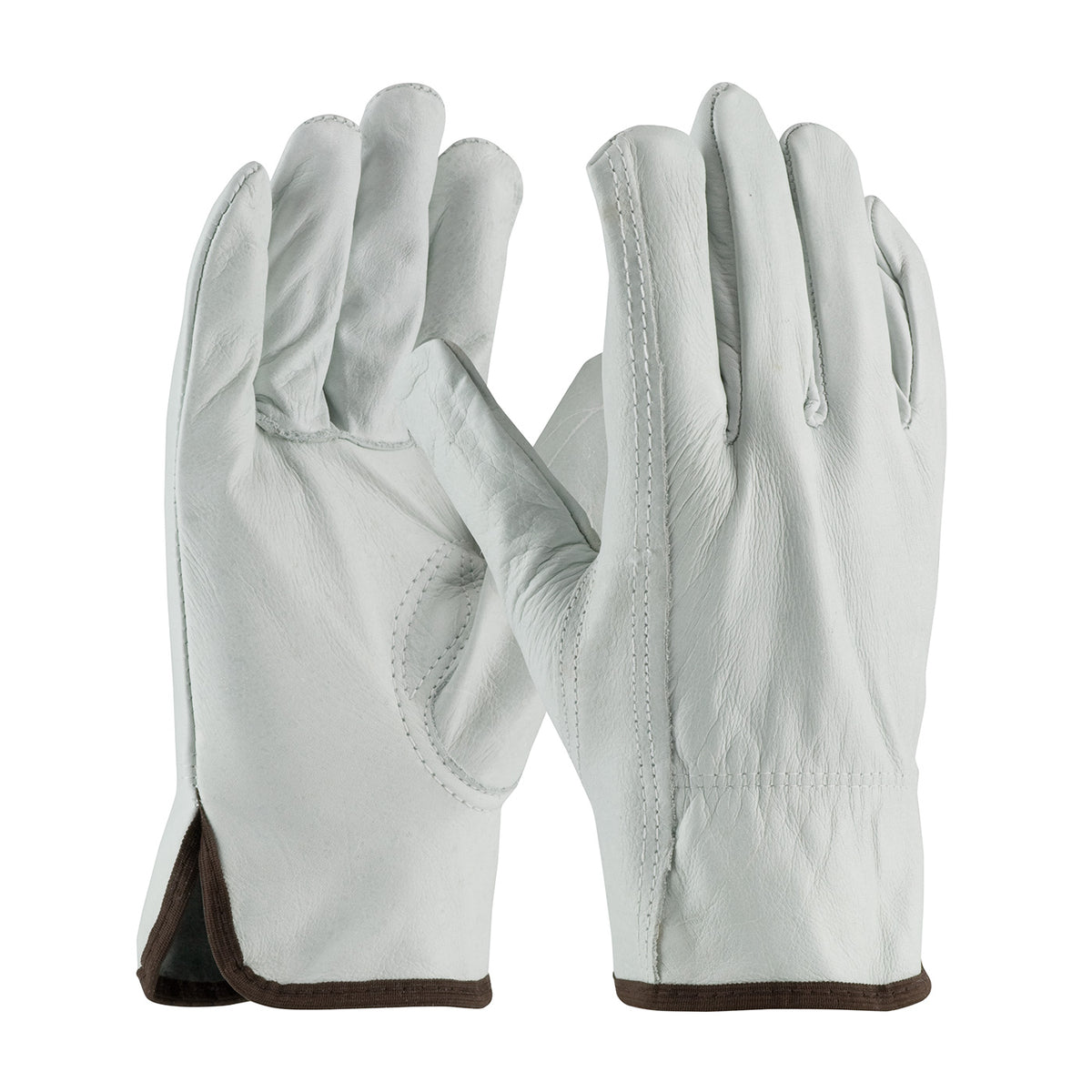 PIP 68-165 Superior Grade Top Grain Cowhide Leather Drivers Glove - Keystone Thumb (One Dozen)