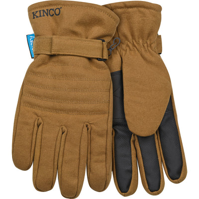 Kinco 1170 HydroFlector™ Lined Waterproof Brown Duck Ski Glove with Pull-Strap
