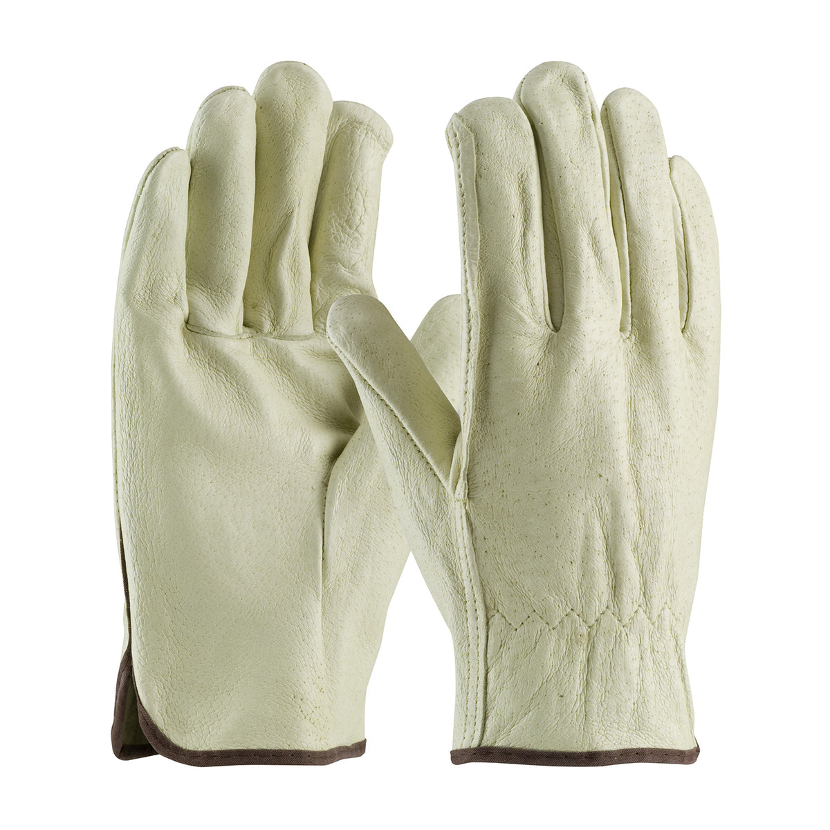 PIP 70-318 Superior Grade Top Grain Pigskin Leather Drivers Glove - Straight Thumb (One Dozen)