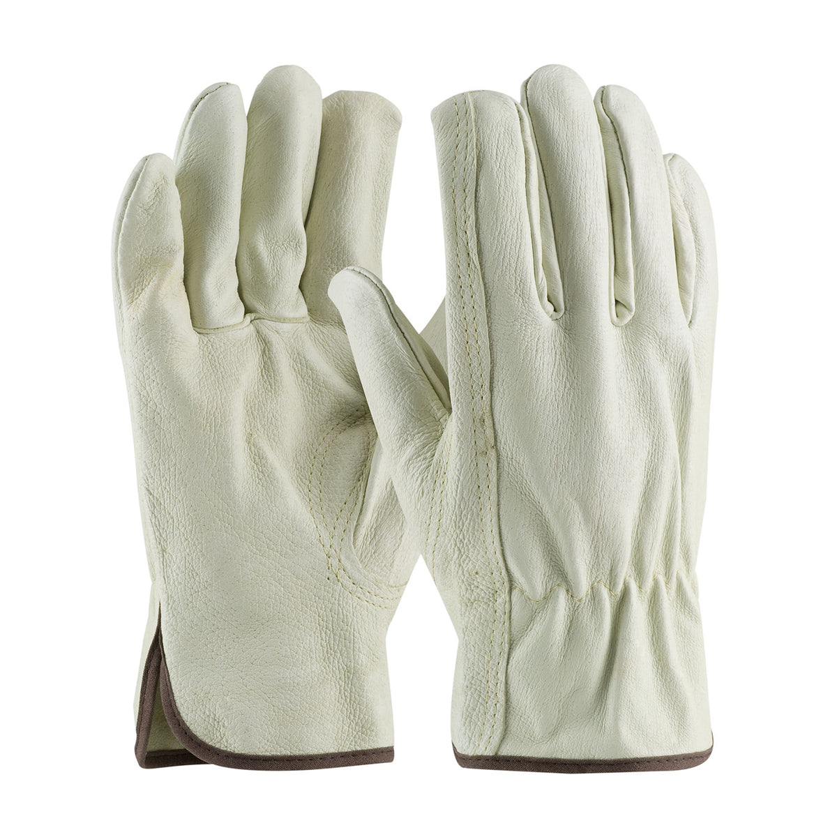 PIP 70-368 Superior Grade Top Grain Pigskin Leather Drivers Glove - Keystone Thumb (One Dozen)
