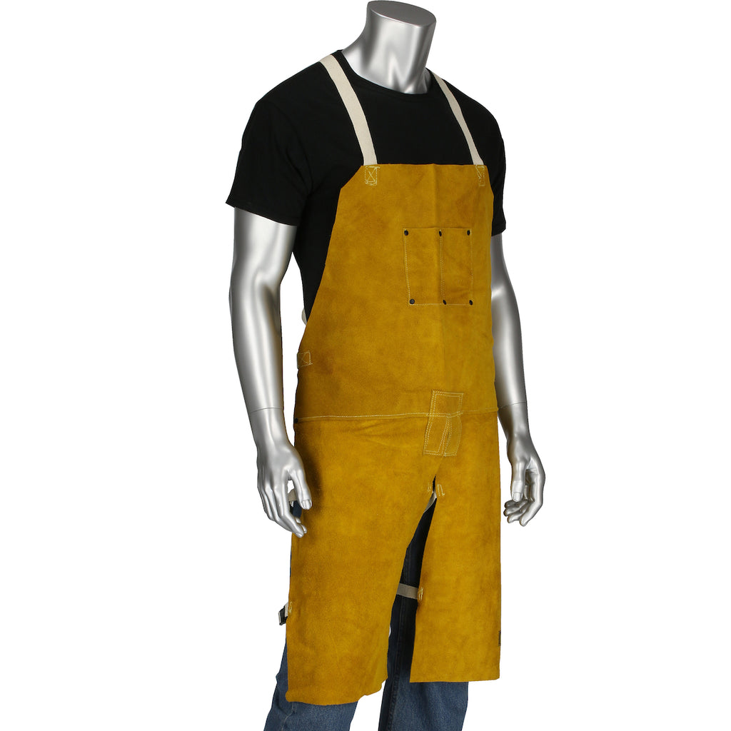 West Chester 7011 Ironcat Leather Split Leg Apron (Pack of 1)