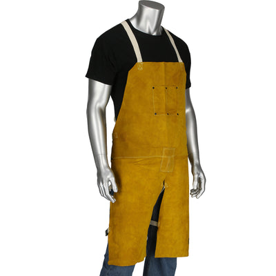 West Chester 7011 Ironcat Leather Split Leg Apron (Pack of 1)