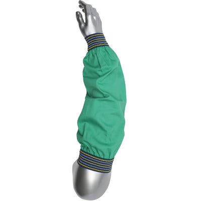 West Chester 7042 Ironcat FR Treated Cotton Sleeve with Blue/Gold Elastic Ends (One Pair)