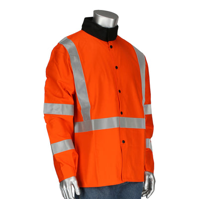 West Chester 7060 Ironcat FR Hi-Viz Orange Welding Jacket (Pack of 1)
