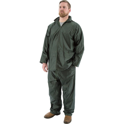 Majestic 71-2000 2-Piece Hooded Waterproof Rain Suit (Pack of 1)