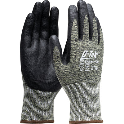West Chester 710SANF Black Foam Nitrile Palm Coated Aramid/Polyamide Gloves (One Dozen)
