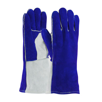PIP 73-7250 Superior Grade Split Cowhide Leather Welder's Glove with Cotton/Foam Lining (One Dozen)