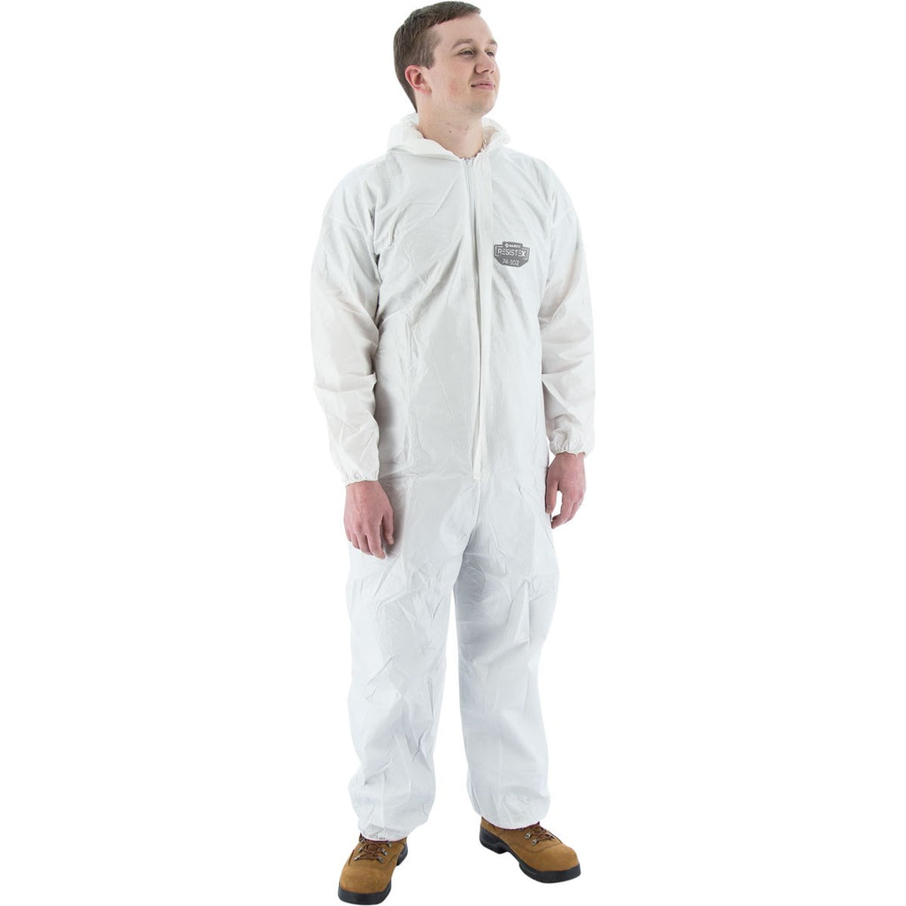 Majestic 74-102 ResisTEX Micro-Porous Coverall with Hood and Elastic Wrist & Ankle (25 pcs)