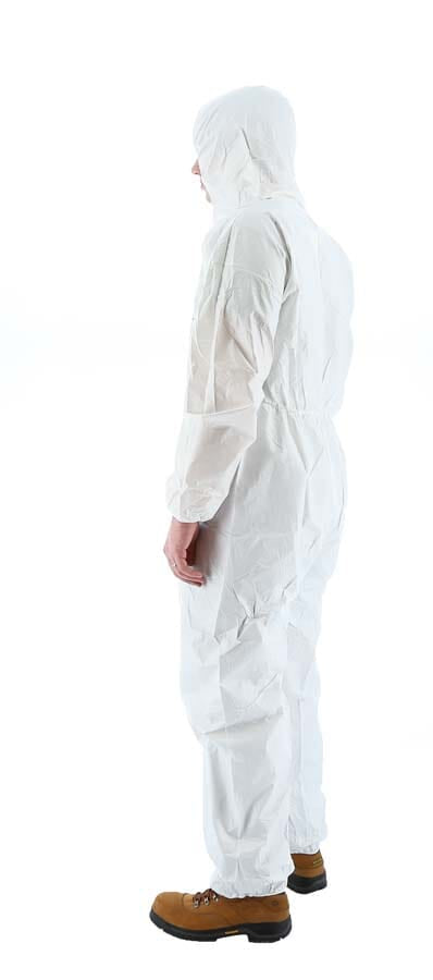 Majestic 74-102 ResisTEX Micro-Porous Coverall with Hood and Elastic Wrist & Ankle (25 pcs) - side view