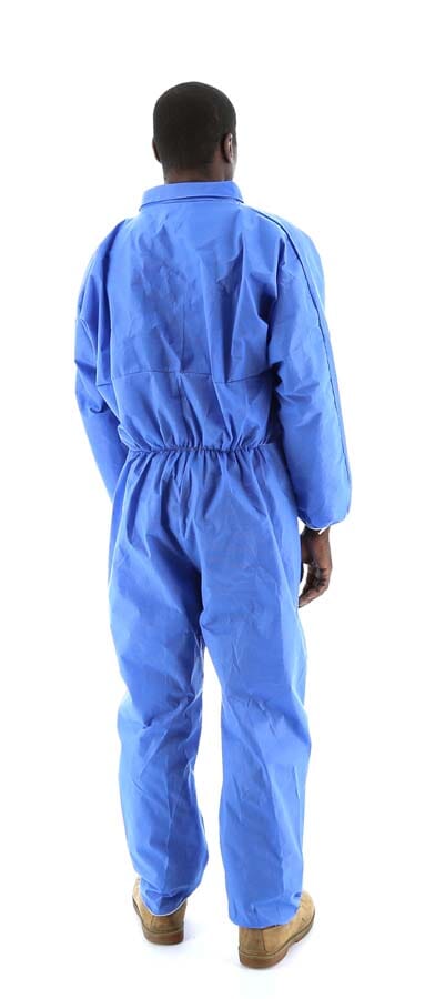 Majestic 74-201F ResisTEX FR SMS Anti-Static Coverall with Elastic Wrist & Ankle (Case of 25) - back view