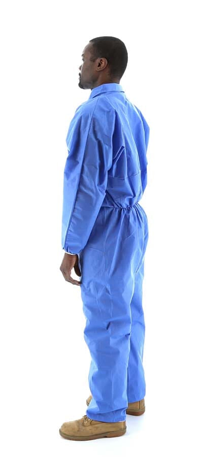 Majestic 74-201F ResisTEX FR SMS Anti-Static Coverall with Elastic Wrist & Ankle (Case of 25) - side view