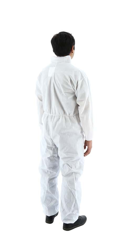 Majestic 74-201 ResisTEX SMS Coverall with Elastic Wrist & Ankle (Case of 25) - back view