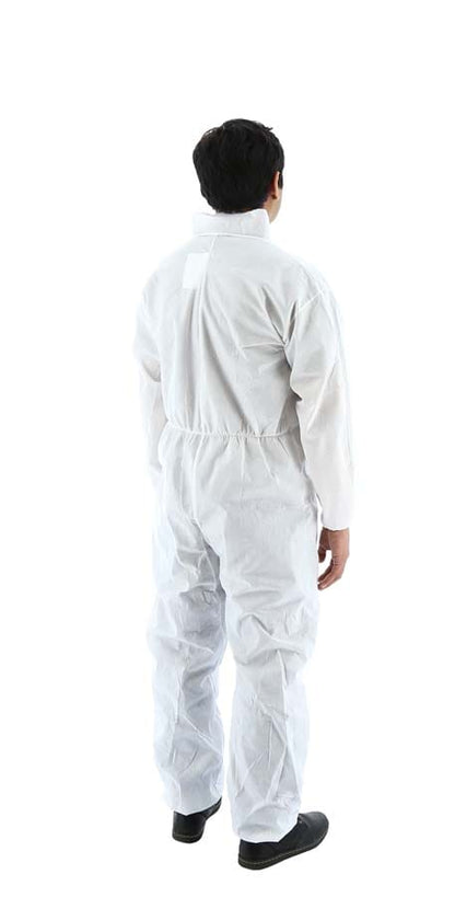 Majestic 74-201 ResisTEX SMS Coverall with Elastic Wrist & Ankle (Case of 25) - back view