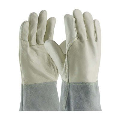 PIP 75-2022 Regular Top Grain Cowhide Leather TIG/MIG Welder's Glove with Kevlar® Stitching - Band T