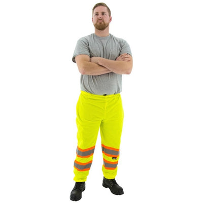 Majestic 75-2501 High Visibility Pants with DOT Striping, ANSI E