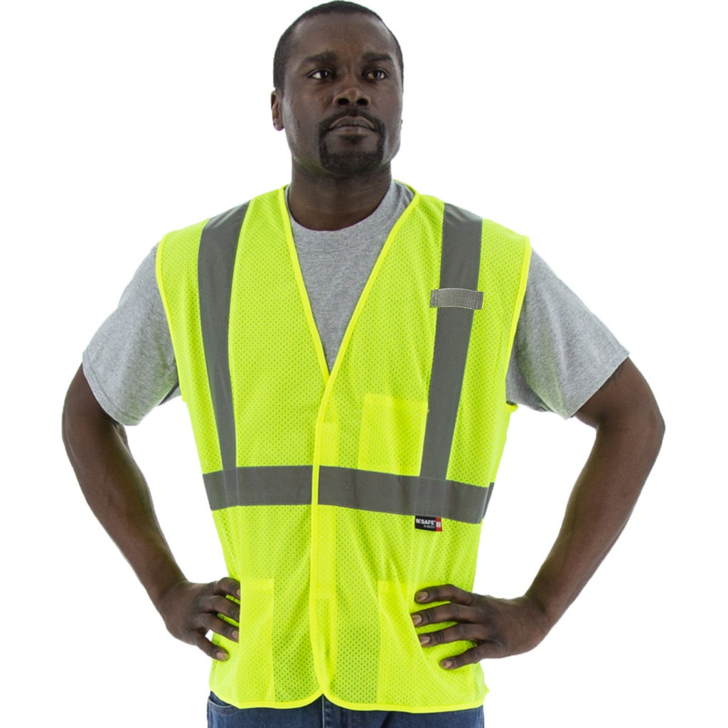 Majestic 75-3203 High Visibility Mesh Vest, ANSI 2, R