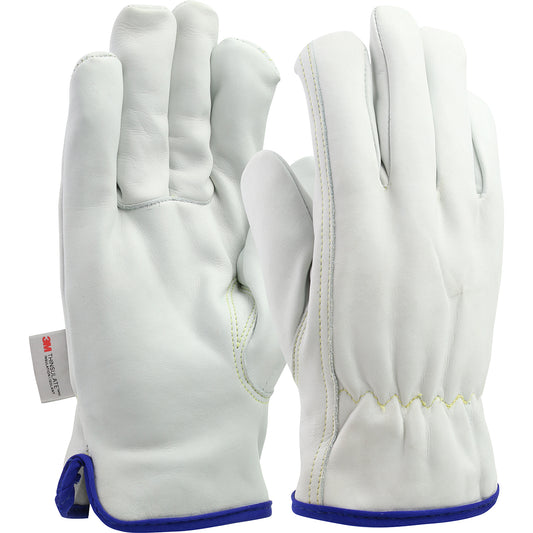 PIP 77-269 Premium Top Grain Cowhide Leather Drivers Glove with 3M™ Thinsulate™ Lining - Keystone Th
