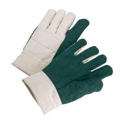 PIP 7924GR Regular Weight Hot Mill Glove with Band Top Cuff and Cotton/Polyester Shell (One Dozen)