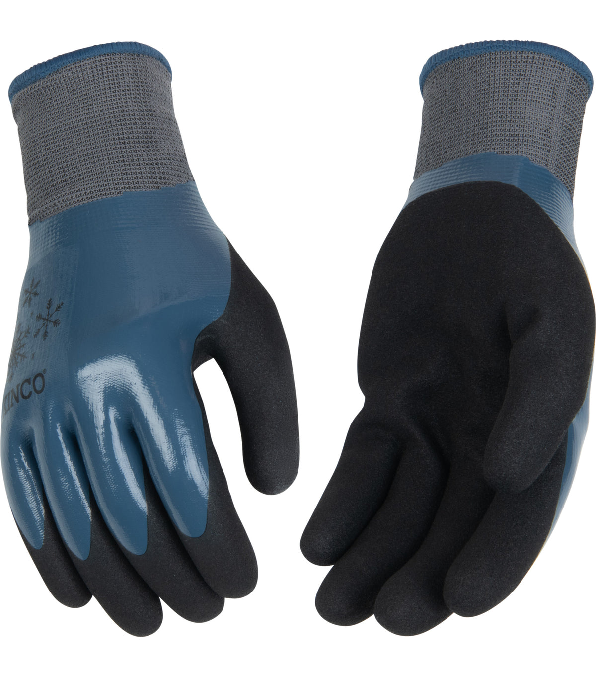 Kinco 1886PWB Women's HydroFlector™ Lined Waterproof Thermal Knit Shell & Double-Coated Nitrile (3 Pair) - alternate view 1