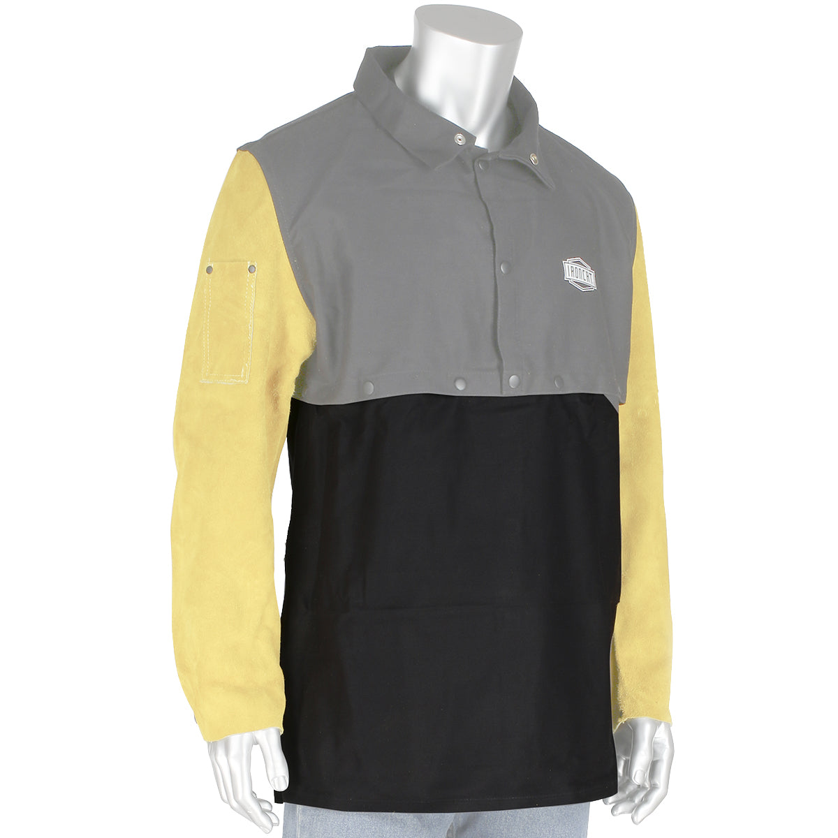 Ironcat 8052 FR Proban/Cotton Bib Apron for 8051 Cape Sleeve (Pack of 1)