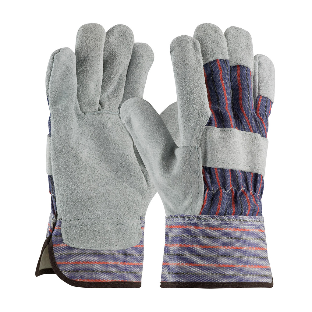 West Chester 558F Standard Split Cowhide Palm Rubberized Cuff Gloves (One Dozen)