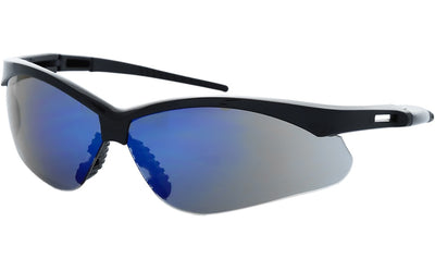 Majestic 85-2010BMR Wrecker Safety Glasses with Blue Mirror Lens (One Dozen)