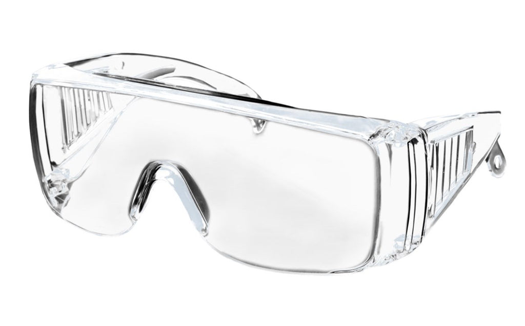 Majestic 85-7005CLR Sentry Over-the-Glass Safety Glasses with Clear Lens (One Dozen)