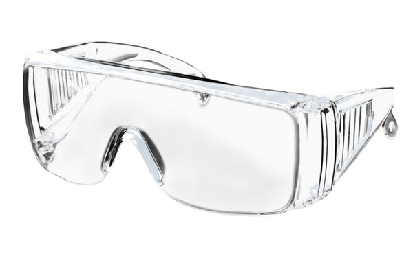 Majestic 85-7005CLR Sentry Over-the-Glass Safety Glasses with Clear Lens (One Dozen)