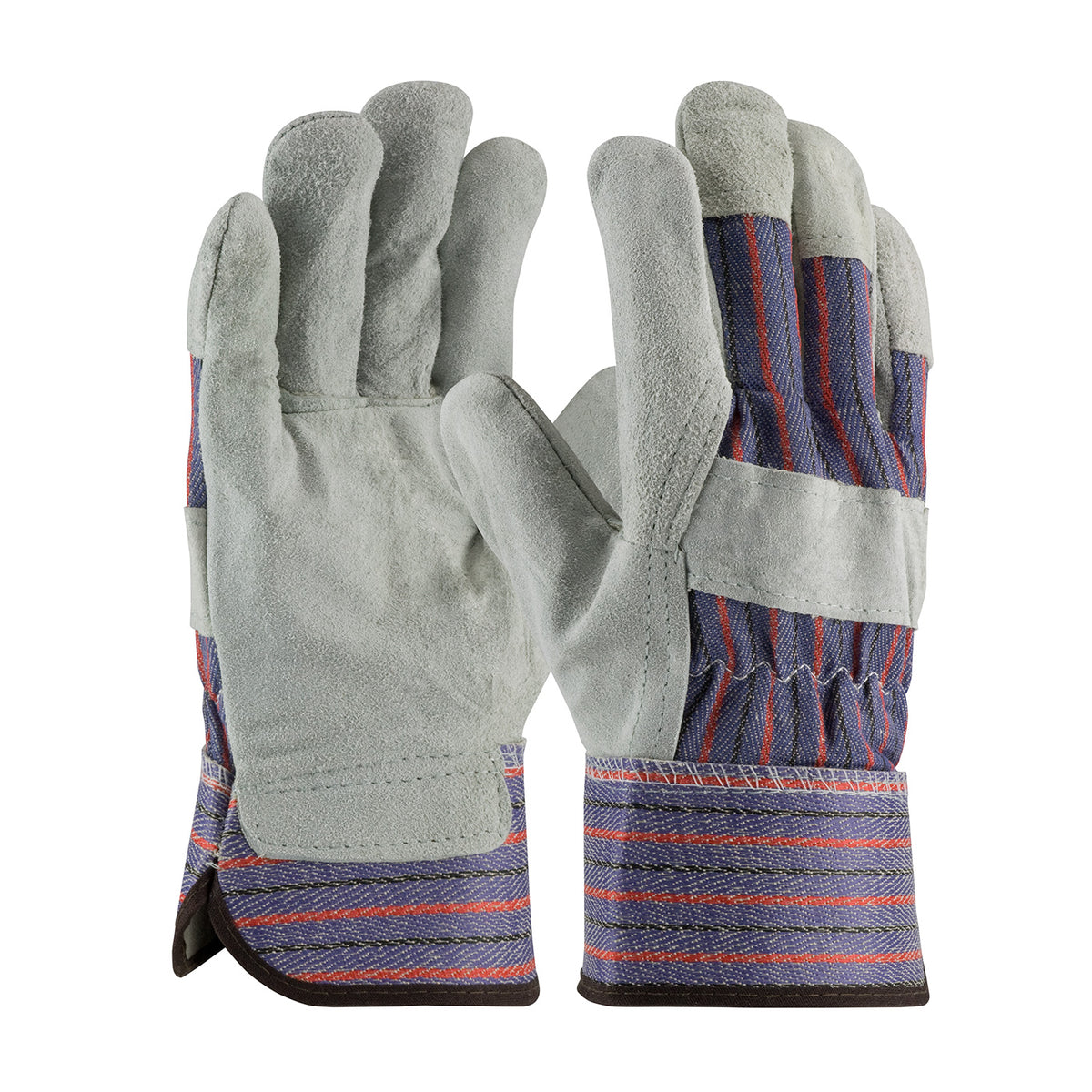 PIP 85-7500 Shoulder Split Cowhide Leather Palm Fabric Back Safety Glove(One Dozen)