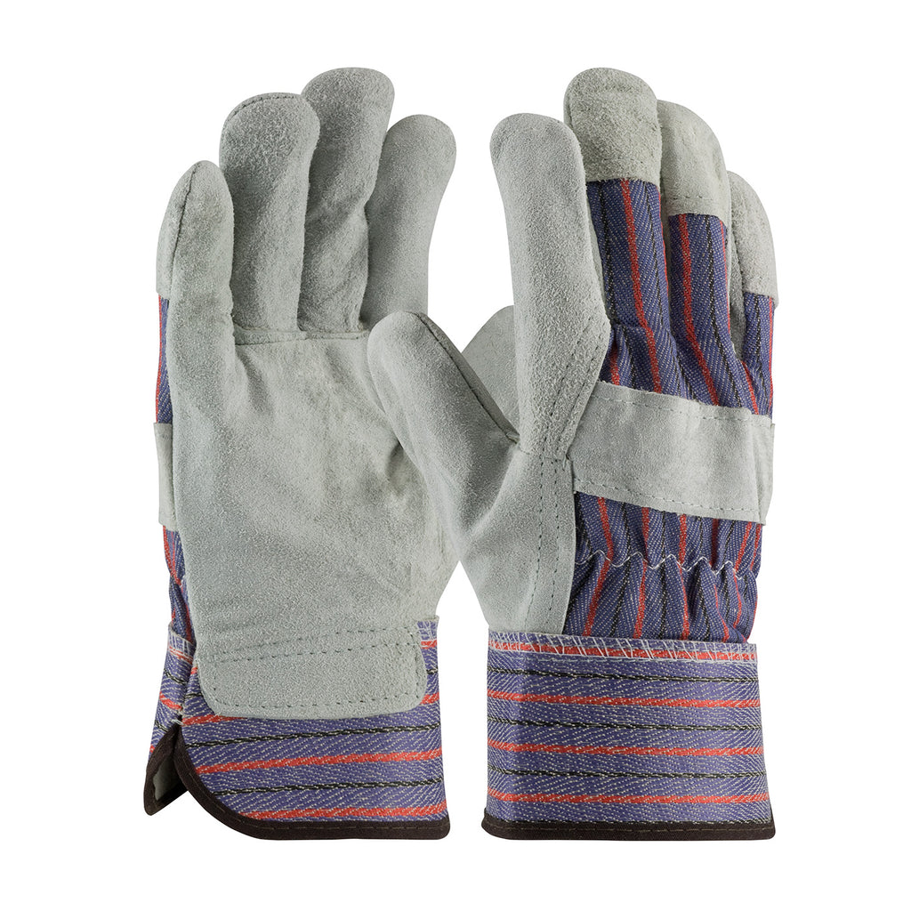 PIP 85-7500 Shoulder Split Cowhide Leather Palm Fabric Back Safety Glove(One Dozen)