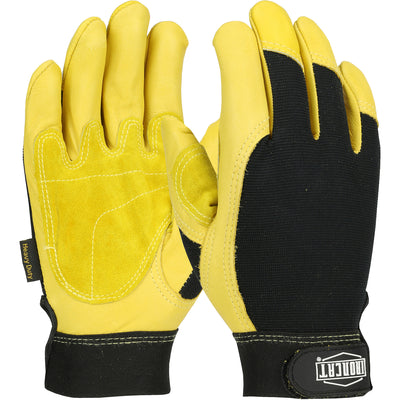 West Chester 86350 Ironcat Premium Heavy Duty Grain Cowhide Palm Gloves (One Pair)