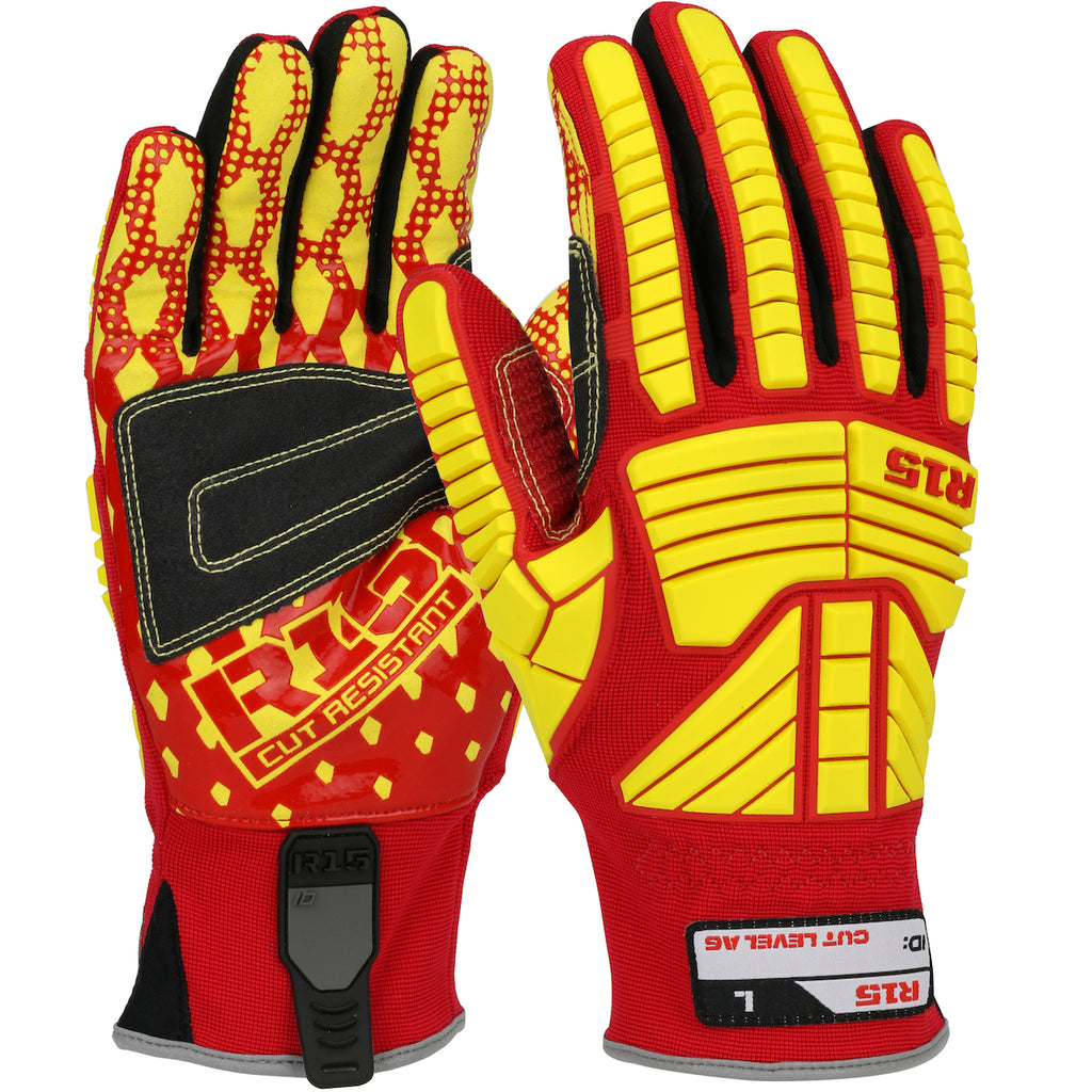 West Chester 87015 R2 R15 Rigger Glove with Cut Resistant PVC Palm Gloves (One Pair)