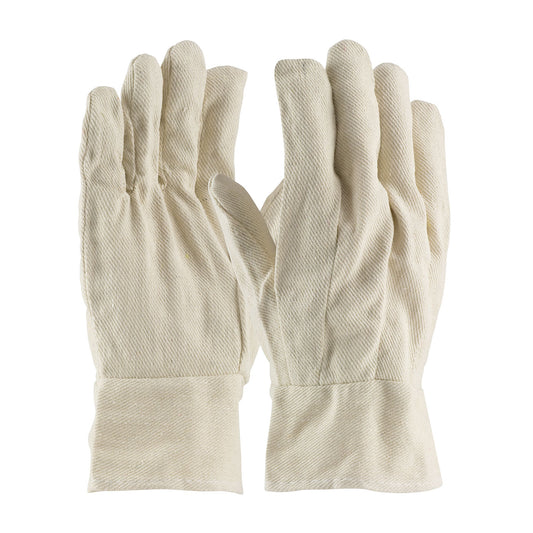 PIP 90-908BT Premium Grade Cotton Canvas Single Palm Glove - Band Top (One Dozen)