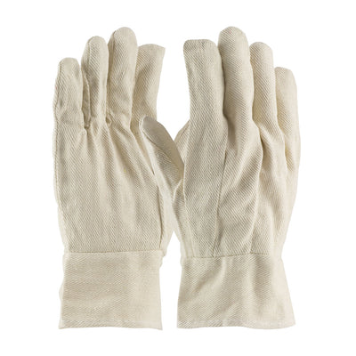 PIP 90-908BT Premium Grade Cotton Canvas Single Palm Glove - Band Top (One Dozen)