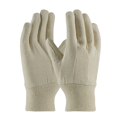 PIP 90-908CI Economy Grade Cotton/Polyester Canvas Single Palm Glove - Knit Wrist - Ladies (One Doze