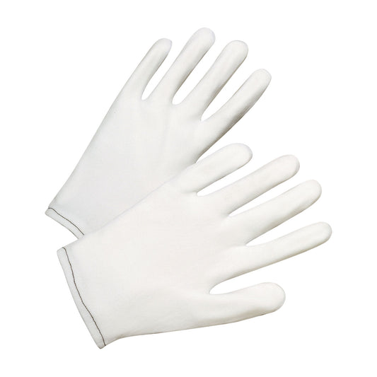 PIP 905 70 Denier Tricot Inspection Glove with Rolled Hem Cuff (One Dozen)