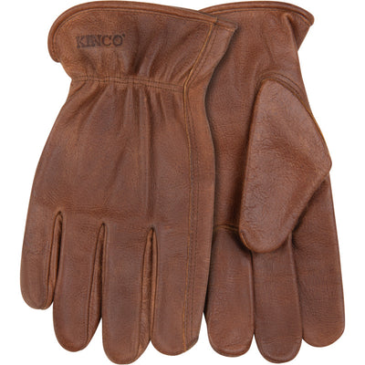 Kinco 1084 Distressed Brown Premium Full Grain Buffalo Driver, X-Large (Available Fall 2026)