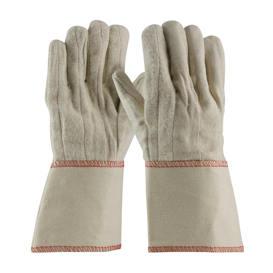 PIP 7900G Standard Weight Cotton/Poly Hot Mill Glove with Gauntlet Cuff - 24 oz (One Dozen)