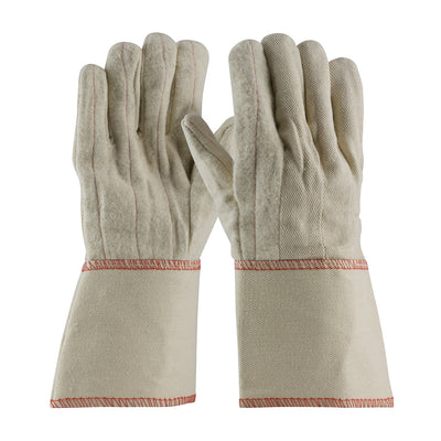 PIP 7900G Standard Weight Cotton/Poly Hot Mill Glove with Gauntlet Cuff - 24 oz (One Dozen)