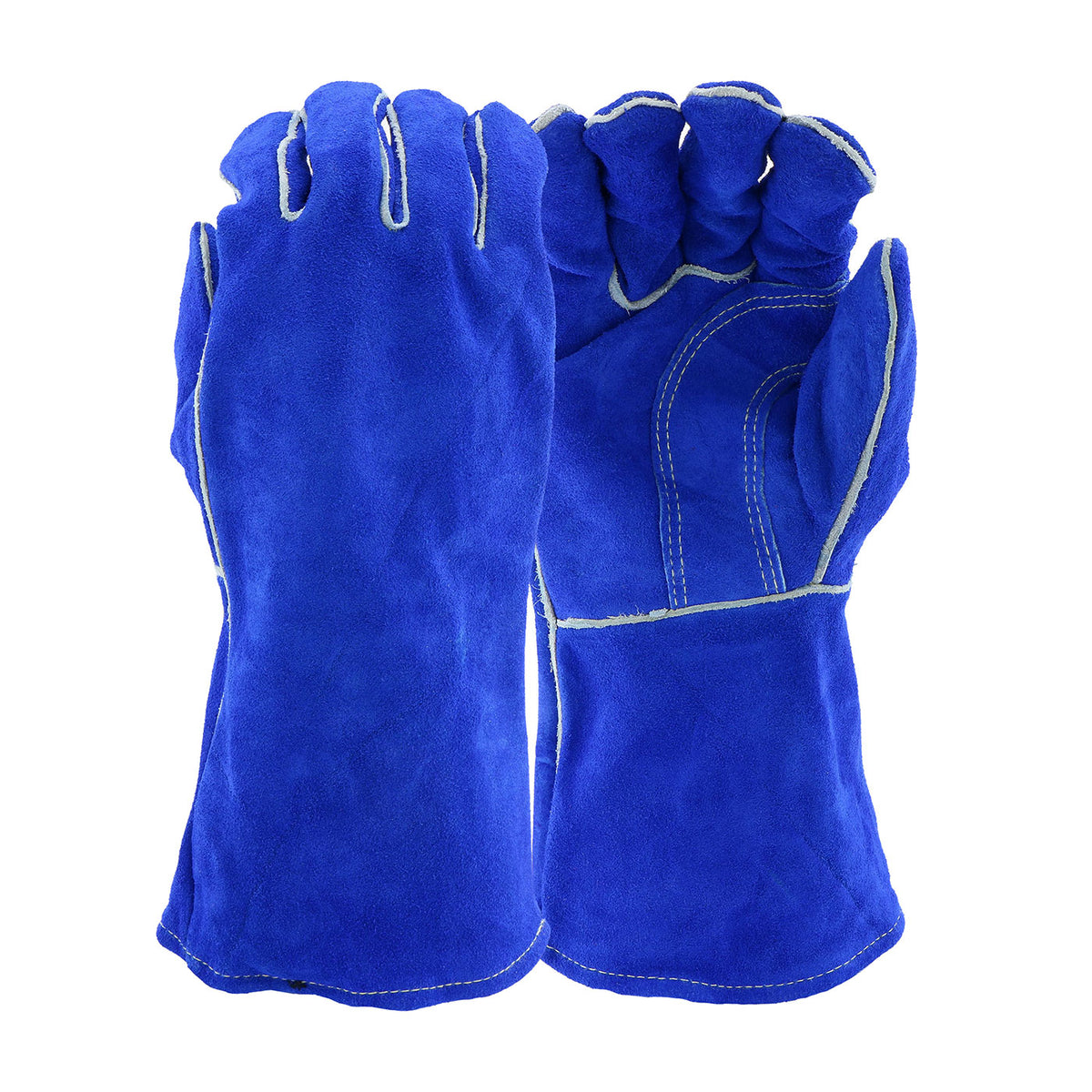 Ironcat 945 Premium Grade Split Cowhide Leather Welder's Glove with Cotton Lining (One Dozen)