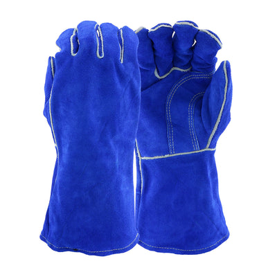 Ironcat 945 Premium Grade Split Cowhide Leather Welder's Glove with Cotton Lining (One Dozen)