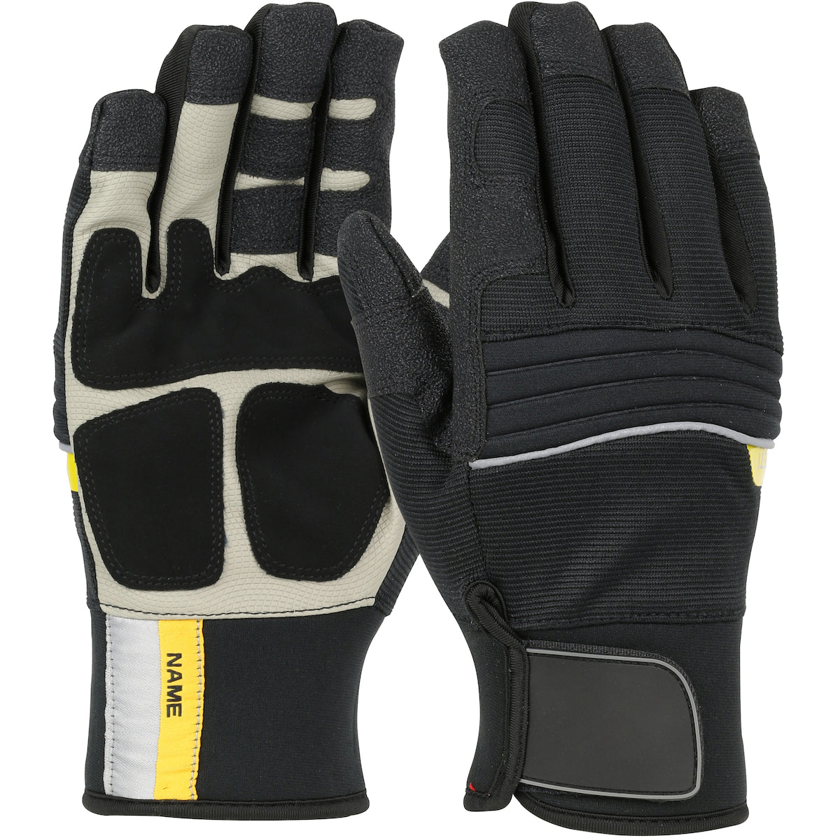West Chester 96653 Pro Series Yeti Synthetic Leather Palm with Spandex Back and Fleece Lining Waterproof Liner Gloves (1 Pair)