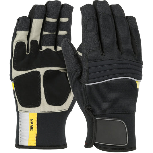West Chester 96653 Pro Series Yeti Synthetic Leather Palm with Spandex Back and Fleece Lining Waterproof Liner Gloves (1 Pair)