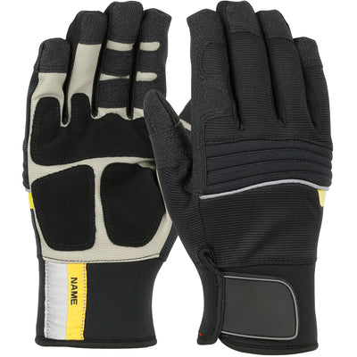 West Chester 96653 Pro Series Yeti Synthetic Leather Palm with Spandex Back and Fleece Lining Waterproof Liner Gloves (6 Pairs)