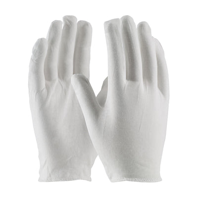 CleanTeam 97-500H Premium, Light Weight Cotton Lisle Inspection Glove with Overcast Hem Cuff - Men's