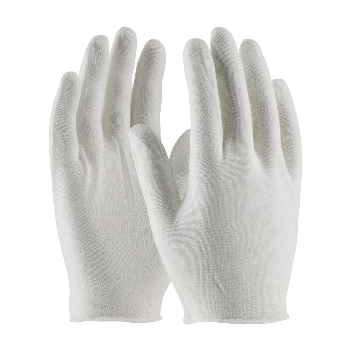 CleanTeam 97-500I Economy, Light Weight Cotton Lisle Inspection Glove with Unhemmed Cuff - 9" (One D