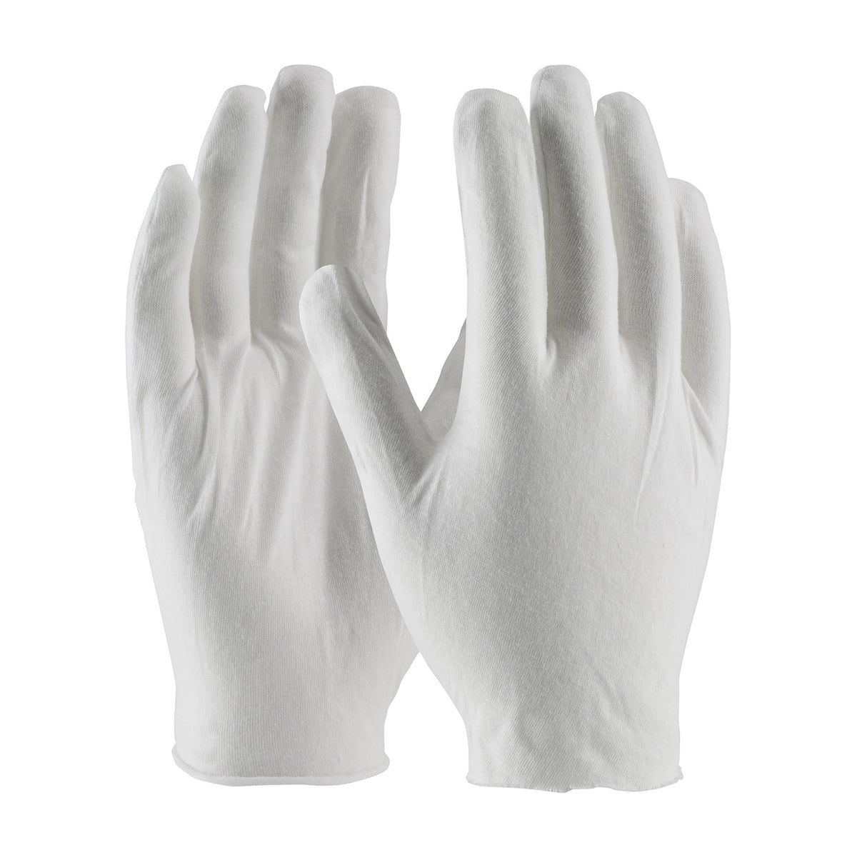 CleanTeam 97-500J Premium, Light Weight Cotton Lisle Inspection Glove with Unhemmed Cuff - Jumbo Siz