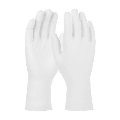 CleanTeam 97-501/12 Premium, Light Weight Cotton Lisle Inspection Glove with Unhemmed Cuff - 12