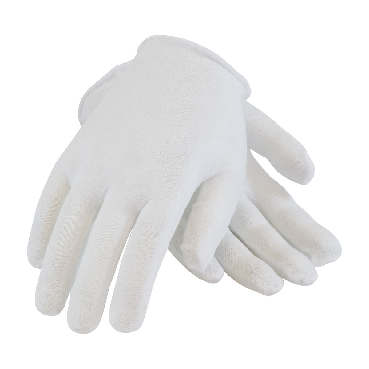 CleanTeam 97-501 Premium, Light Weight Cotton Lisle Inspection Glove with Unhemmed Cuff - Size Small