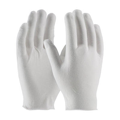 CleanTeam 97-511 Economy, Light Weight Cotton Lisle / Polyester Inspection Glove with Unhemmed Cuff 
